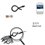 Easy snap Mustad prindere rapida pentru naluci 25 buc / plic nr 2