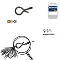 Easy snap Mustad prindere rapida pentru naluci 25 buc / plic nr 2