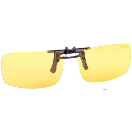 Ochelari de soare polarizati clip on Gamakatsu galbeni cu toc
