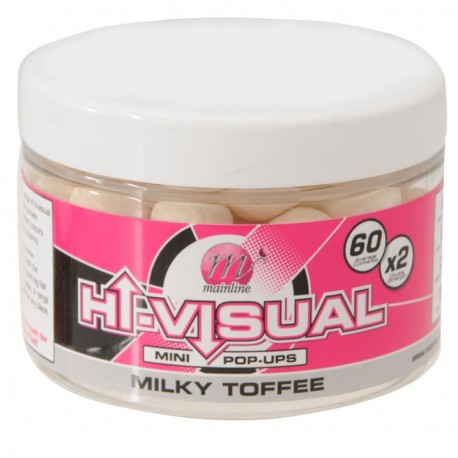 Pop-up boilies fluo 10 mm Milk Toffee MainLine