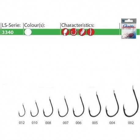 Carlige Gamakatsu nr. 4 forjate LS-3340N NI 25buc/plic