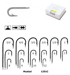 Carlig Mustad nr 2 tija lunga cu protectie anticoroziva
