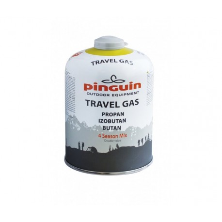 Butelie aragaz cu valva Pinguin Travel Gas 450g