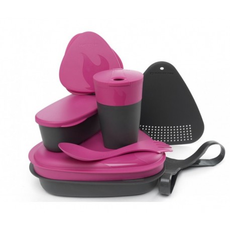 Set vase camping 7 piese Light My Fire MealKit 2.0 fuchsia