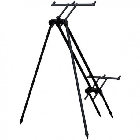 Rodpod pescuit crap Prologic Tri-sky, aluminiu, 3 lansete, husa transport