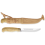 Cutit Marttiini Lynx 138, lama inoxidabila 13 cm, teaca piele
