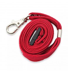 Snur textil Victorinox, rosu, snap hook