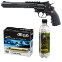 Set revolver airsoft 4 jouli + 10 capsule CO2 + flacon 2700 buc bile 0.30 g Umarex Ruger Superhawk.8