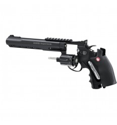 Set revolver airsoft 4 jouli + 10 capsule CO2 + flacon 2700 buc bile 0.30 g Umarex Ruger Superhawk.8