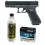 Set pistol airsoft 2 jouli + 10 capsule CO2 + flacon 2700 buc bile 0.20 g, Umarex Glock 22 Gen4, 6 mm