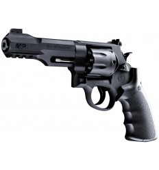 Set revolver airsoft + 10 capsule CO2 + flacon 2700 buc bile 0.30 g, Umarex Smith & Wesson M&P R8