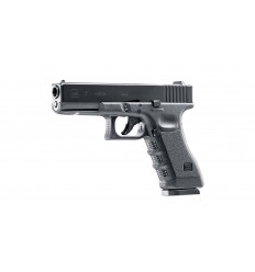 Pistol airsoft blowback Umarex Glock 17, putere 1,6 Jouli, cu CO2, 6 mm, 13 bb