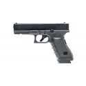 Pistol airsoft blowback Umarex Glock 17, putere 1,6 Jouli, cu CO2, 6 mm, 13 bb