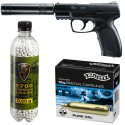 Set pistol airsoft 2 jouli + 10 capsule CO2 + flacon 2700 buc bile 0.20 g, Umarex Combat Zone COP SK cu amortizor