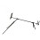 Rod pod 2 posturi Prologic Twi-sky cu husa transport