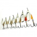 Lingurita rotativa argint Mepps blister nr. 4 / 9.0 grame