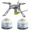 Set arzator drumetie camping drumetie Pinguin Mantis Titan 3000 W si doua butelii gaz 230 grame
