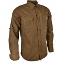 Camasa barbati Blaser Lukas Twill, 100% bumbac, dark olive
