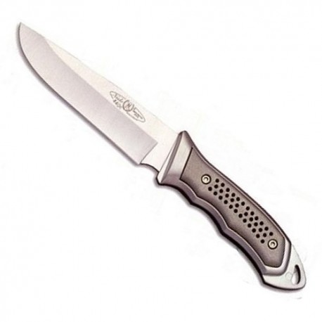 Cutit Nieto Aventura otel inoxidabil AN-58, lama 125 mm, teaca piele neagra