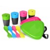 Set vase camping 12 piese Light My Fire Dining Kit, BPA free
