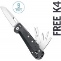 Multitool Leatherman Free K4 lama blocabila 8,4 cm si foarfeca si accesorii