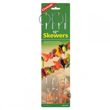 Frigarui metalice pentru gratar, set 4 buc, lungime 30,5 cm Coghlans