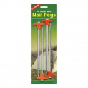 Cuie pentru cort lungime 25,4 cm pentru sol tare, set 4 buc Coghlans