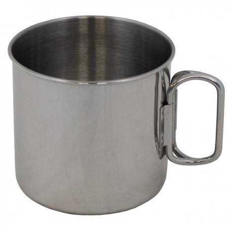 Cana inox 450 ml, cu maner pliabil