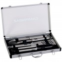 Set ustensile pentru gratar in cutie din aluminiu Campingaz