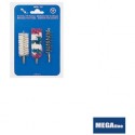 Set perii pentru curatat arma calibrul 16 3buc/blister