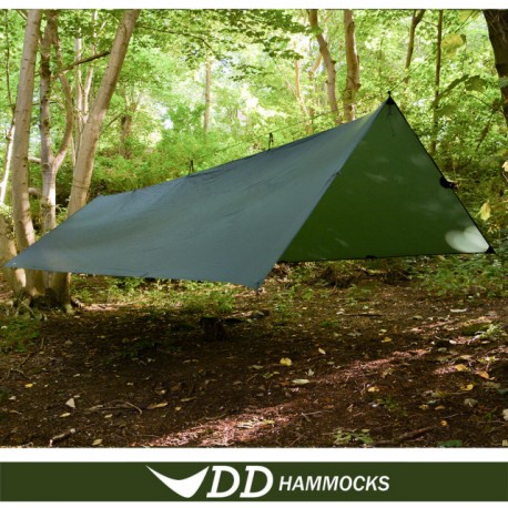 Tenda Superlight Prelata XL, 4.5 x 3 m, DD Hammocks Olive Green