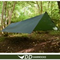 Tenda Superlight Prelata XL, 4.5 x 3 m, DD Hammocks Olive Green