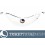 Hamac Ticket to the Moon Single Compact White320 × 155 cm, 500 grame