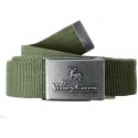 Curea din cordura Verney Carron Halifax kaki, catarama metalica