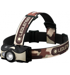 Lanterna frontala reincarcabila 600 lumeni Led Lenser MH8 Black-sand