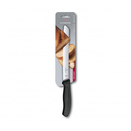 Cutit paine Victorinox, inoxidabil, lama zimtata 21 cm