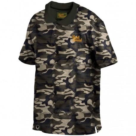 Tricou polo camuflaj Prologic Bank Bound 100% bumbac