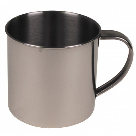 Cana inox 250 ml, 8 x 7.5 cm, MFH