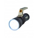 Lanterna metalica 500 lumeni TED Electric 3 x 18650 Li-Ion, cablu de incarcare micro USB si cutie transport