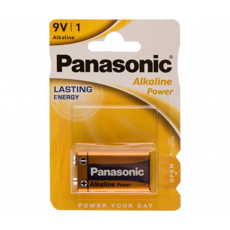 Baterie 9 V Panasonic Alkaline Power 6LR61APB/1BP