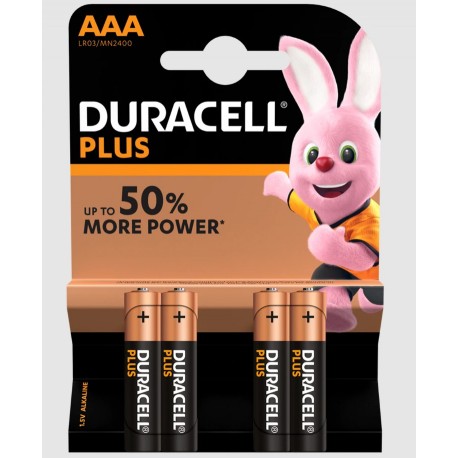 Baterie alcalina Duracell R3 / AAA 1.5V MN2400 set 4 buc