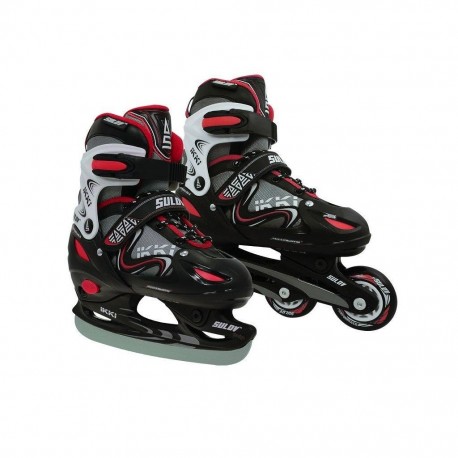 Role 2in1 Ikki boy Negru/Rosu M (35-38)