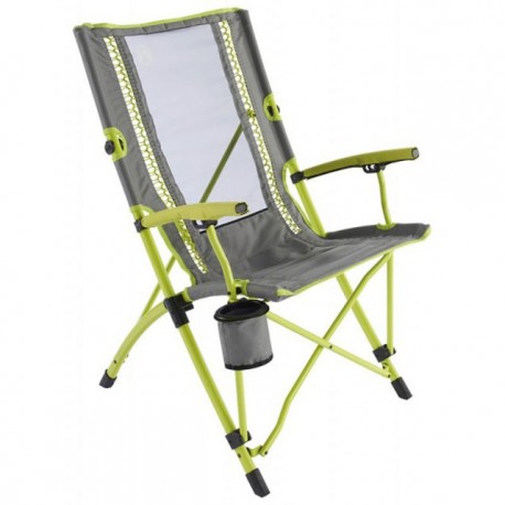 Scaun pliabil Bungee Festival Coleman, max 136 kg, lime, cu husa transport