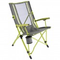 Scaun pliabil Bungee Festival Coleman, max 136 kg, lime, cu husa transport