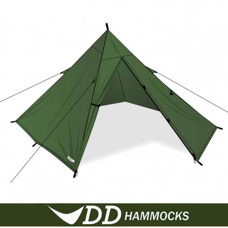 Cort DD Hammocks SuperLight Pyramid Tent XL, 610 grame, 260 x 220 x 135 cm