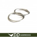 Inele otel pentru ancorare hamac, set 2 buc, DD Hammocks, max 1750 Kg