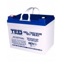 Acumulator Gel Deep Cycle 12V, 36 Ah TED AGM VRLA, conectori M6