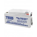 Acumulator Gel Deep Cycle 12V, 67 Ah TED AGM VRLA, conectori M6