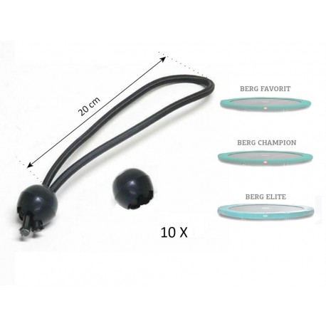 Set elastice prindere protectie arcuri trambulina (10 buc)