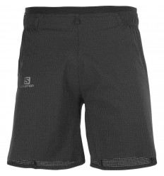 Pantaloni scurti alergare barbati Salomon SENSE AERO 7'' SHORT M Negru